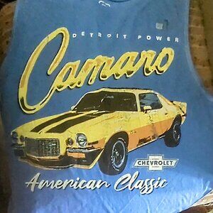 General Motors Official Camaro Car Men's Sleeveless Shirt - Size XXL NWT